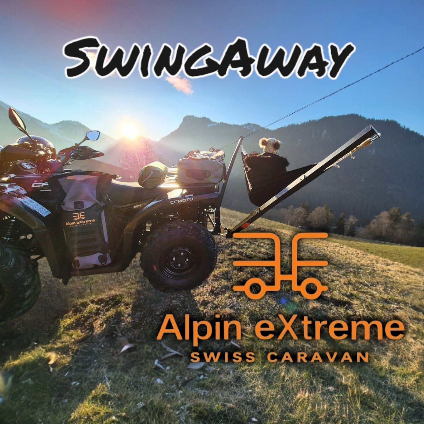 SwingAway – Heck-Hängemattenhalterung mit Hängematte | Alpin eXtreme