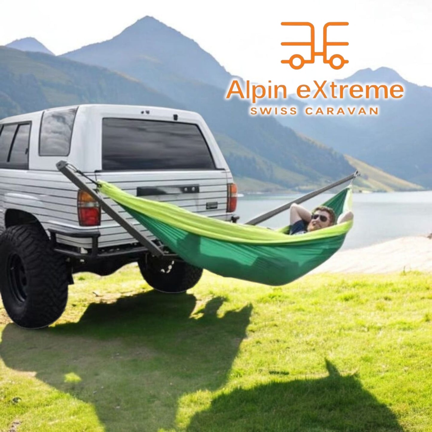SwingAway – Heck-Hängemattenhalterung mit Hängematte | Alpin eXtreme
