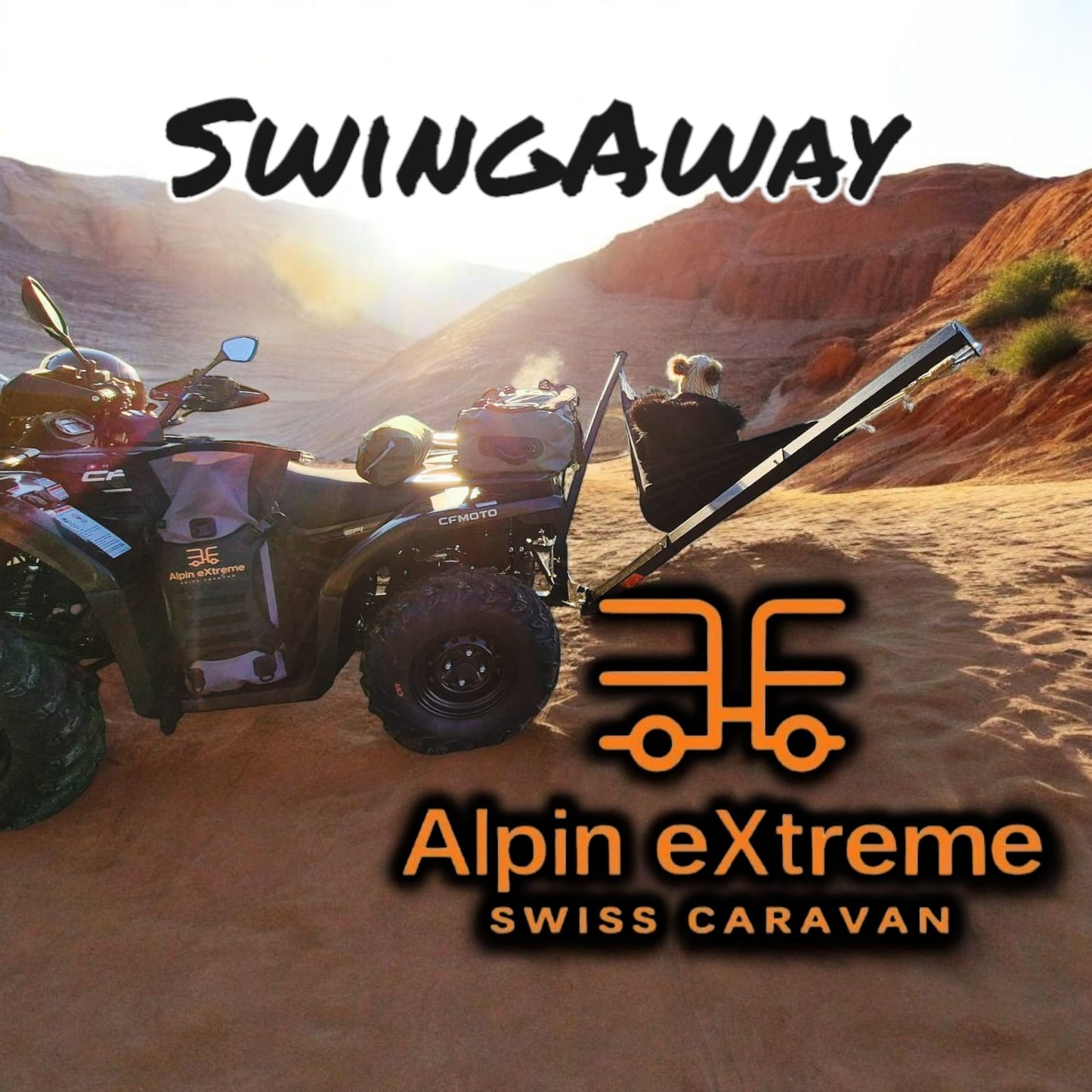 SwingAway – Heck-Hängemattenhalterung mit Hängematte | Alpin eXtreme