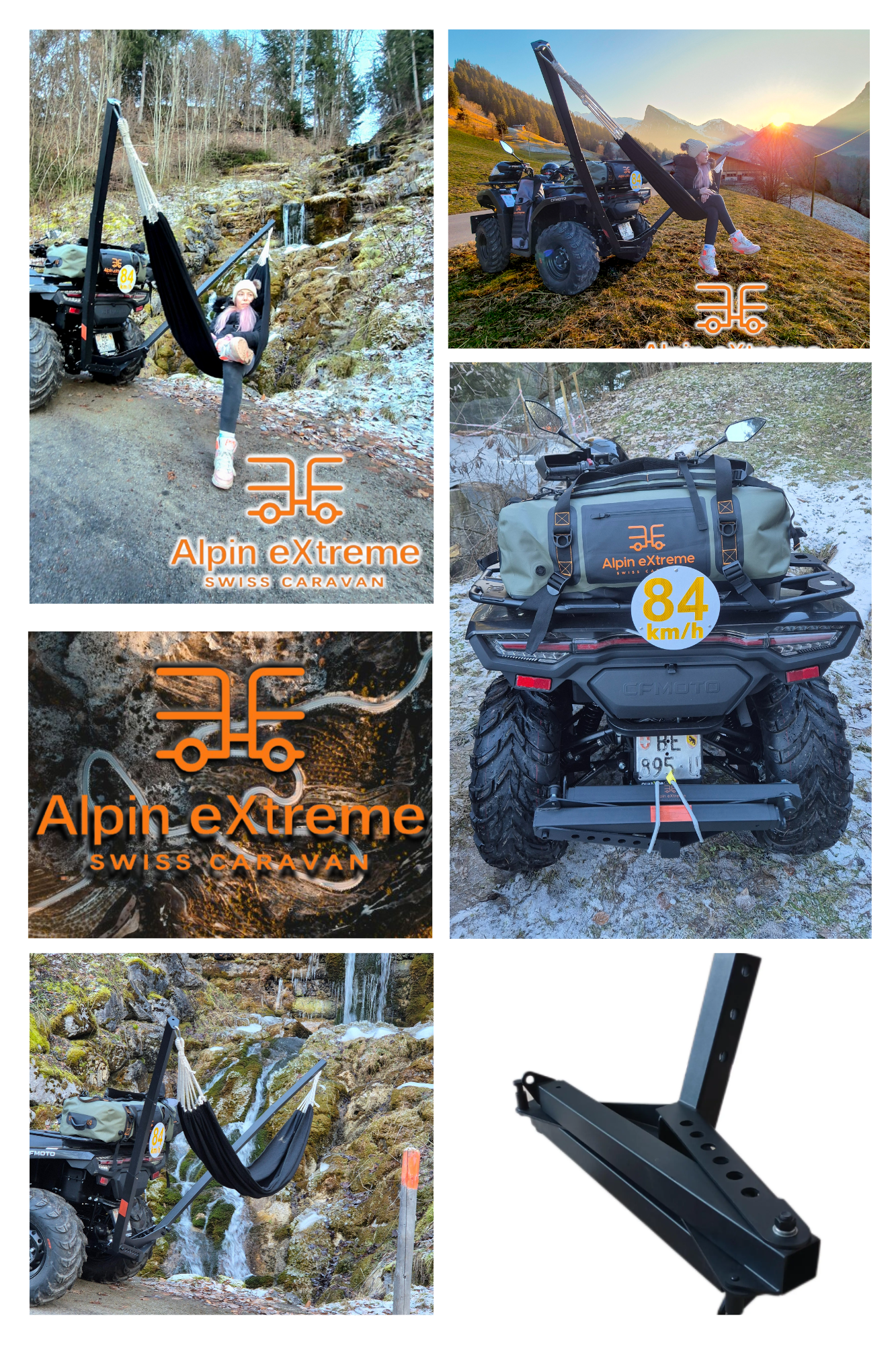 SwingAway – Heck-Hängemattenhalterung mit Hängematte | Alpin eXtreme