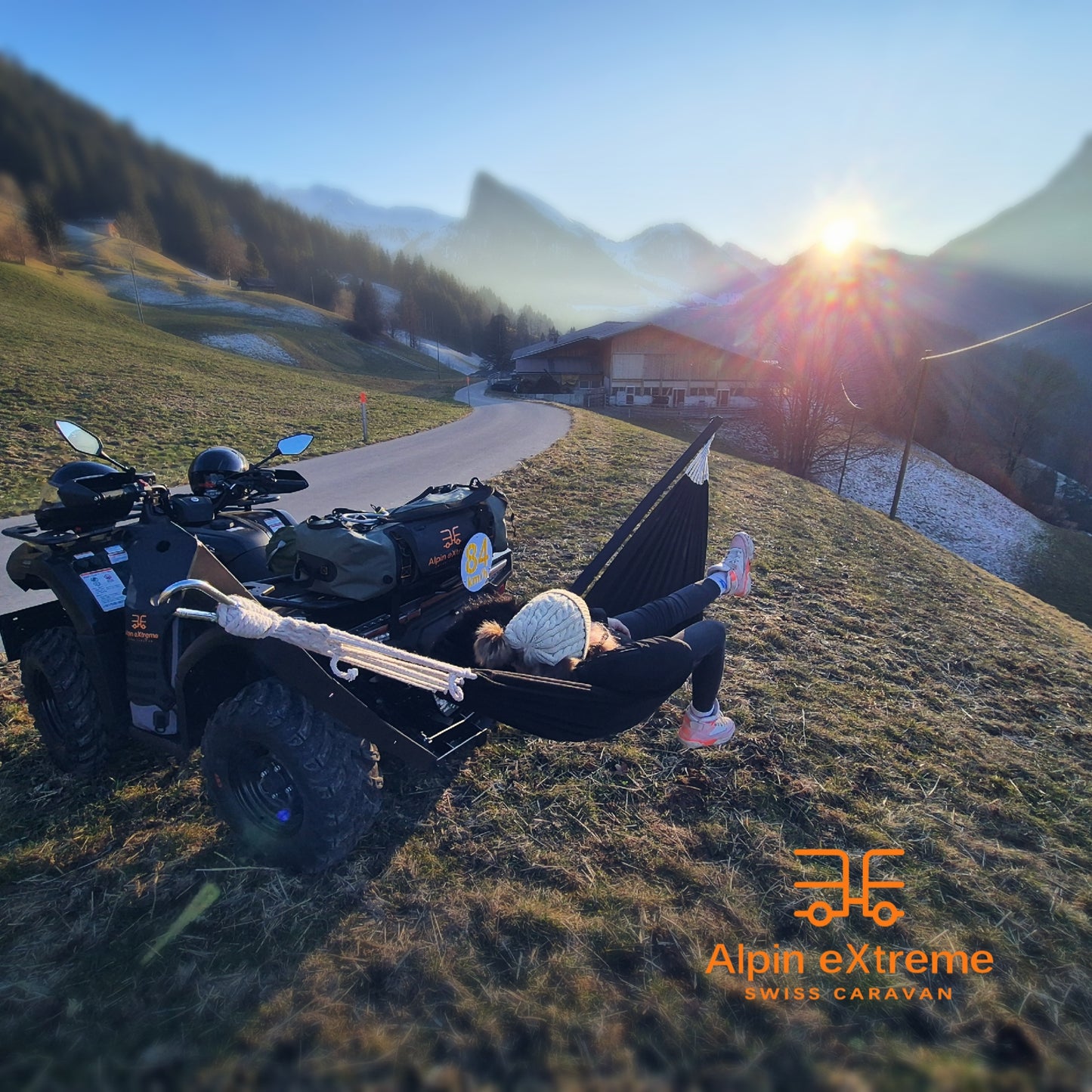 SwingAway – Heck-Hängemattenhalterung mit Hängematte | Alpin eXtreme