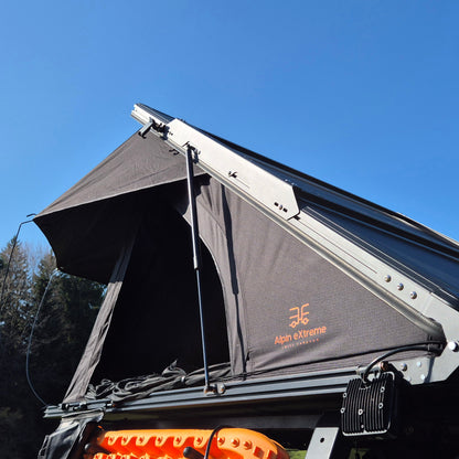 Alpin eXtreme Blackout – Hartschalen-Dachzelt mit 100 % Verdunkelung für 2+1 Personen