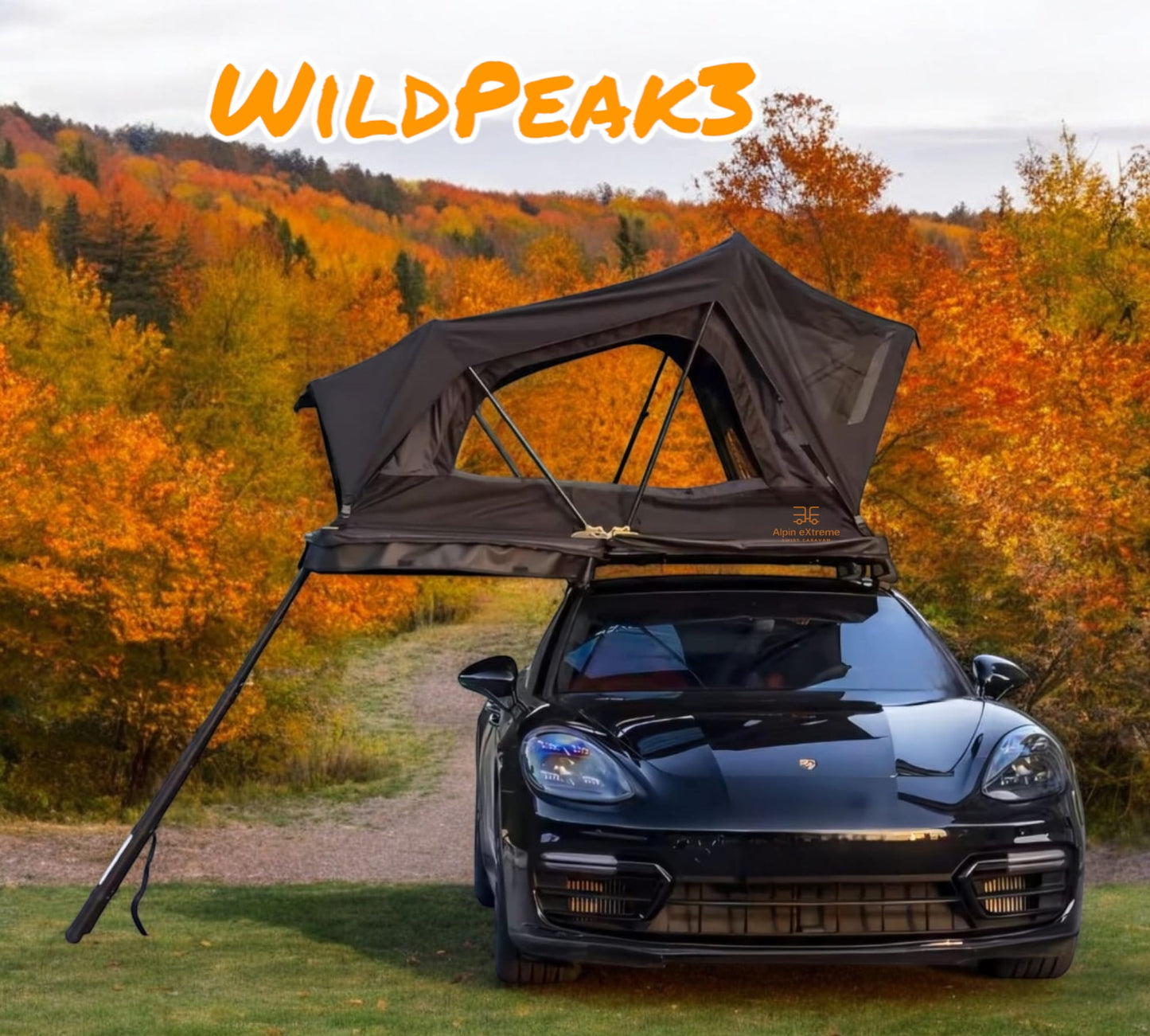 WildPeak 3 – Hartschalen Dachzelt von Alpin eXtreme 3 Personen
