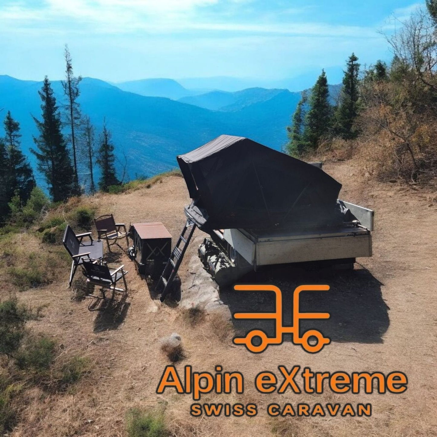 WildPeak 3 – Hartschalen Dachzelt von Alpin eXtreme 3 Personen