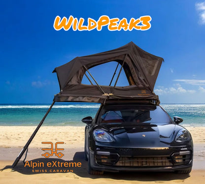 WildPeak 3 – Hartschalen Dachzelt von Alpin eXtreme 3 Personen