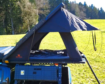 Alpin eXtreme Blackout – Hartschalen-Dachzelt mit 100 % Verdunkelung für 2+1 Personen