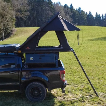 Alpin eXtreme Blackout – Hartschalen-Dachzelt mit 100 % Verdunkelung für 2+1 Personen